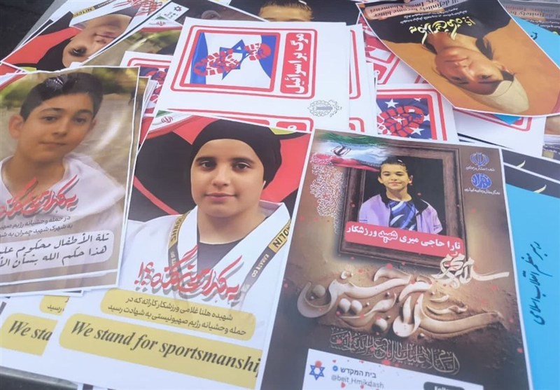 برگزاری گردهمایی جامعه ورزش بانوان علیه جنایات اخیر رژیم صهیونیستی