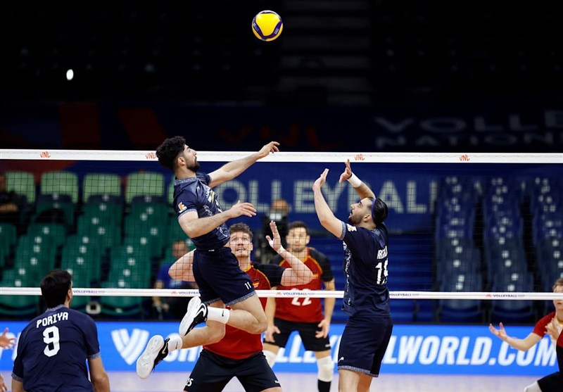 شکست والیبال ایران مقابل آلمان در بازی پراشتباه!