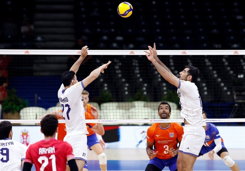 پایان هفته دوم لیگ ملت‌های والیبال برای ایران با برتری برابر هلند