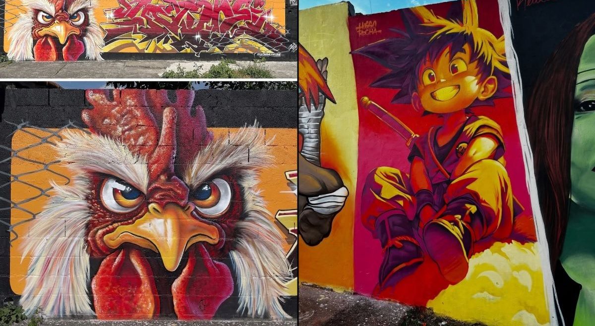 تصاویر؛ ۱۰ نقاشی خلاقانه در خیابان‌های برزیل؛ از «چشم روی سطل زباله» تا «آفتاب‌پرست نقاش»