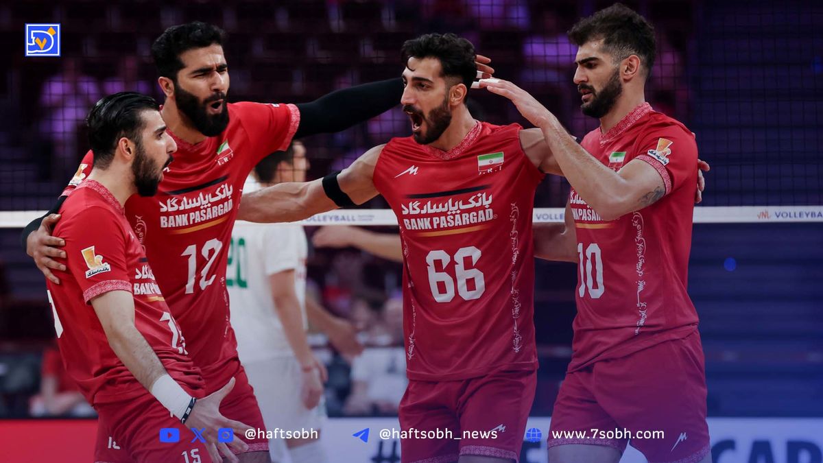 ارتقا تیم ملی والیبال در رنکینگ جهانی