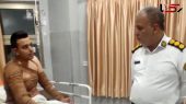 عکس پلیس راهور بعد از به آتش کشده شدن توسط یک راننده ! /  خودکشی مرد آتش افروز با قرص برنج