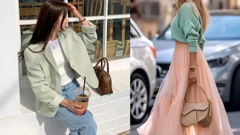 ترکیب رنگ سبز ماچا؛ ایده‌هایی شیک برای استایل خانم‌های مدرن