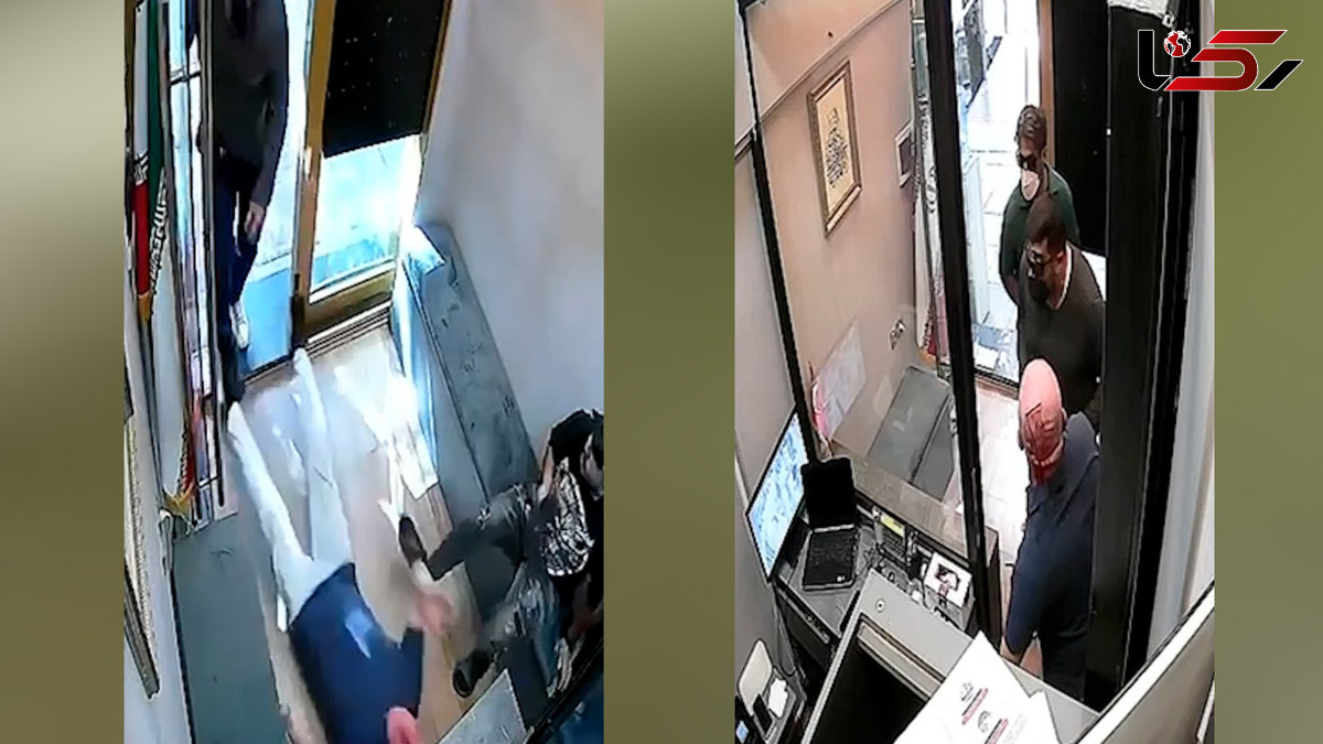 فیلم لحظه به لحظه حمله مسلحانه به مغازه سکه و طلای خیابان ولیعصر تهران + گفتگو با مرد طلافروش میدان تجریش