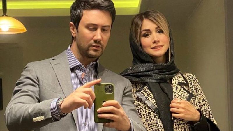 سلفی جذاب شاهرخ استخری و دخترش نبات؛ پدر و دختر مثل سیبی هستن که از وسط نصف کردن!