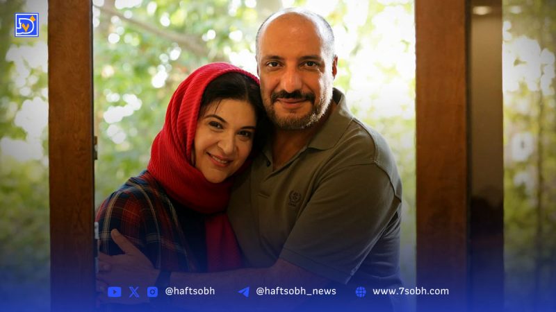 همای سریال پایتخت  همراه پسرش در پاریس + عکس