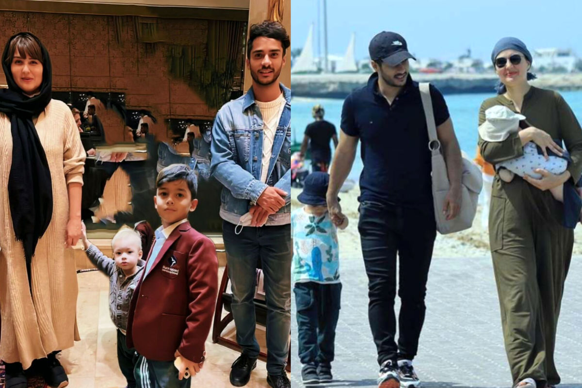 گلوریا هاردی همسر ساعد سهیلی و دو پسرش؛ مگه داریم این همه شباهت مادر پسری + عکس