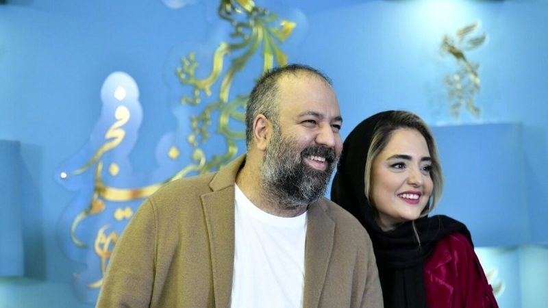 سلیقه خاص نرگس محمدی در چیدمان خانه با گل‌های ارکیده سفید