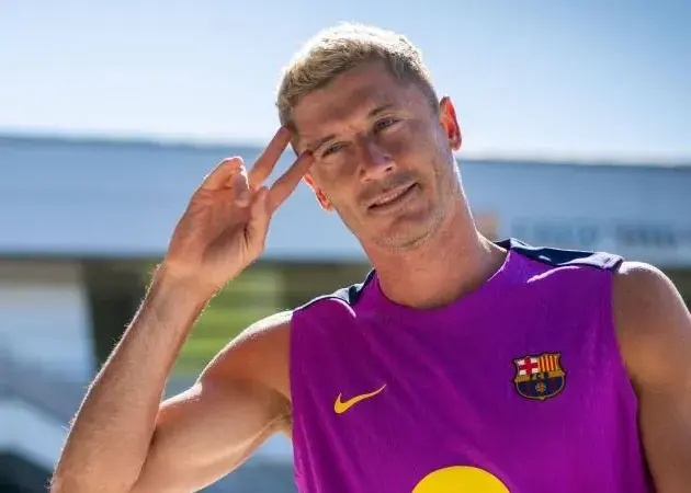 بارسلونا نگران لواندوفسکی شد