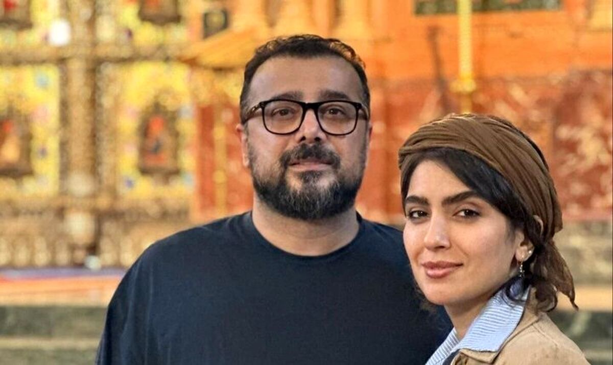 مونا کرمی همسر سپند امیر سلیمانی بازیگر سریال «از سرنوشت» با یک تیپ سنتی