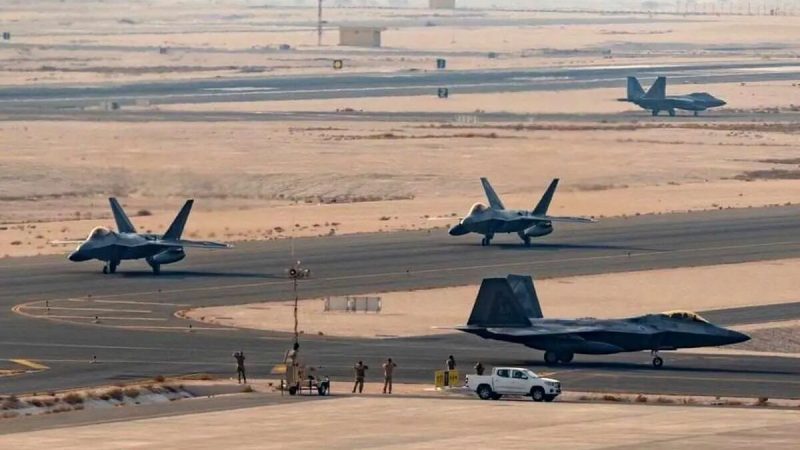 انتشار اولین تصویرسازی هوش مصنوعی از حمله موشکی ایران به پایگاه العدید