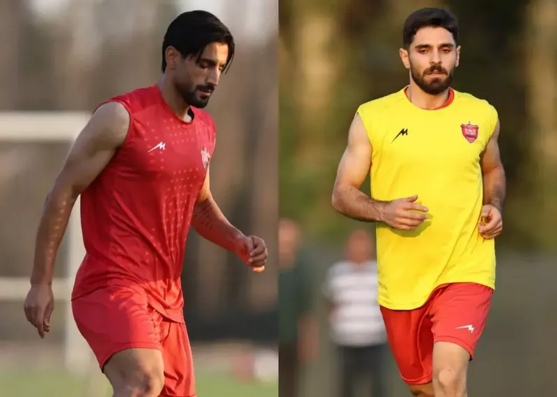 دو بازیکن جدید در تمرین پرسپولیس