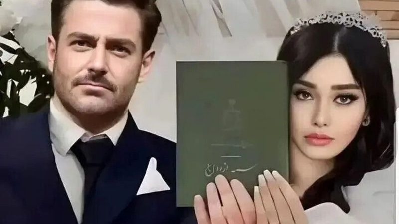 کارت عروسی شیک محمدرضا گلزار و همسرش آیسان+عکس