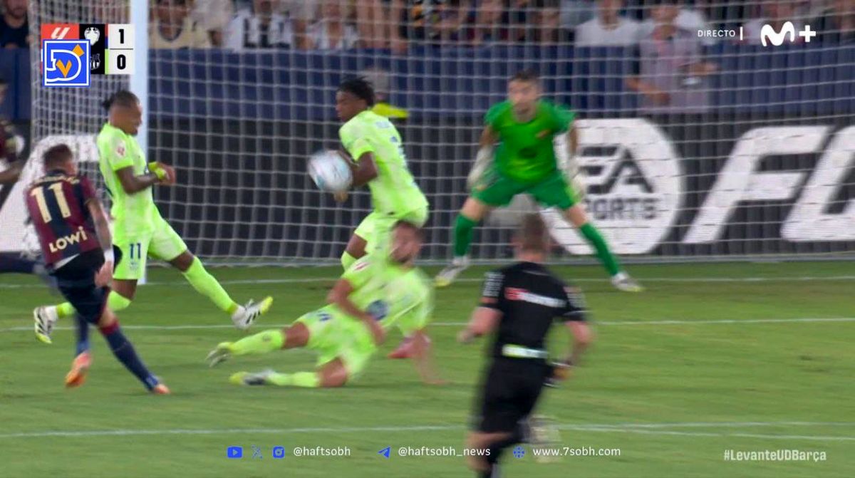 زیان بارسلونا از داوری لالیگا؛ پنالتی لوانته اشتباه بود