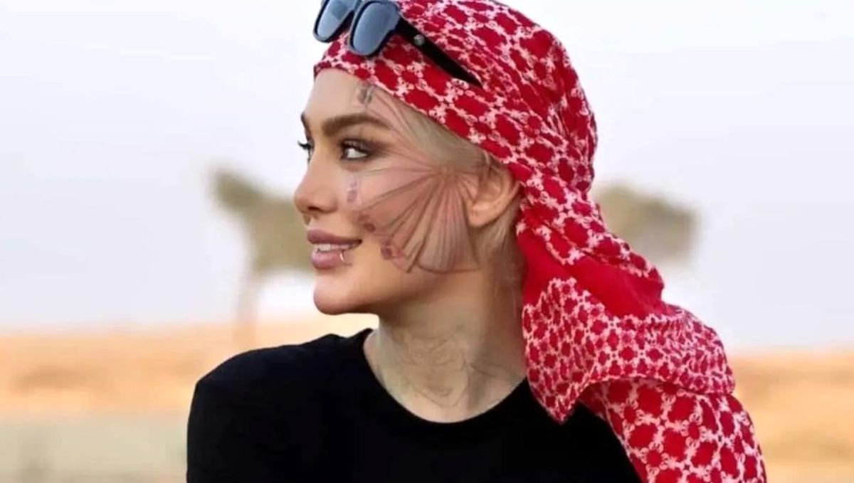 سحرقریشی با ظاهر و تتوهای جدید به ایران بازگشت+عکس