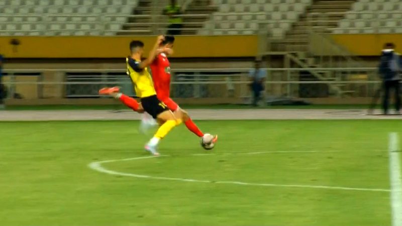 گل اول پرسپولیس به سپاهان توسط علی علیپور