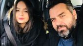 تصویر شهرام قائدی به همراه همسر و دخترش