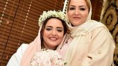 بیوگرافی فرح خیری مادر خوشگل نرگس محمدی +عکس رو بوسی با علی اوجی