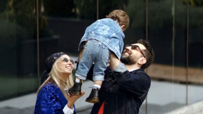 جشن تولد یک‌سالگی پسر بهرام رادان و مینا مختاری + عکس