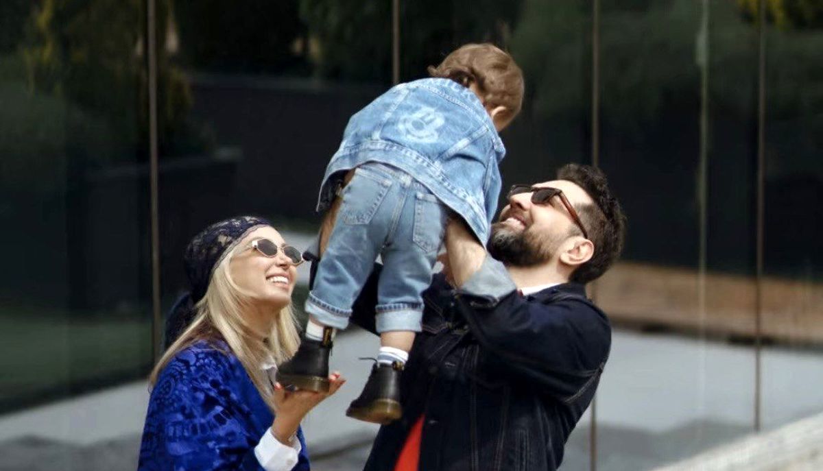 جشن تولد یک‌سالگی پسر بهرام رادان و مینا مختاری + عکس