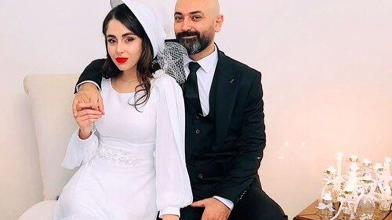 مهدی کوشکی و همسر چهارمش  محیا مهدی زاده در جشن تولدشان + عکس