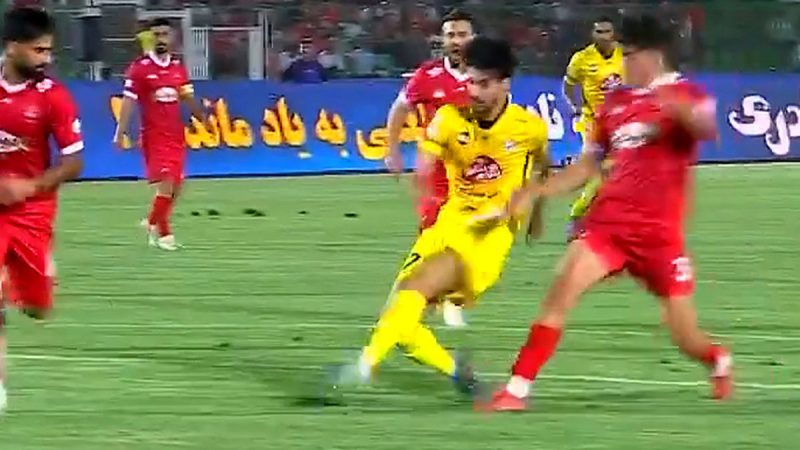 گل اول فجر به پرسپولیس توسط حسین شهابی