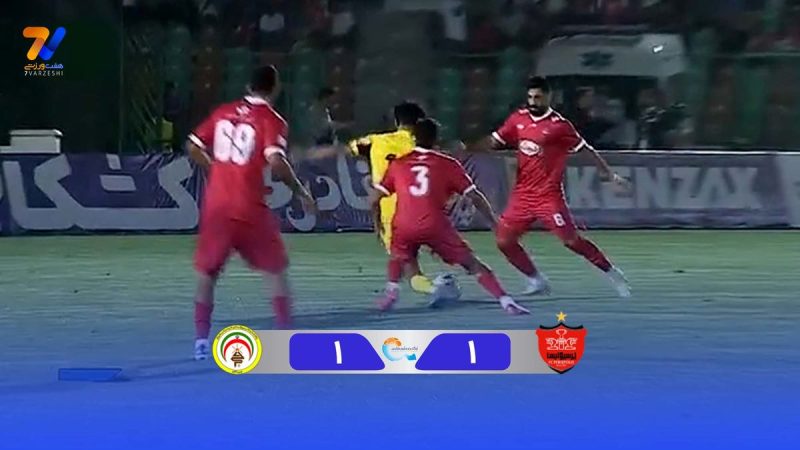 خلاصه بازی پرسپولیس ۱ – فجر ۱