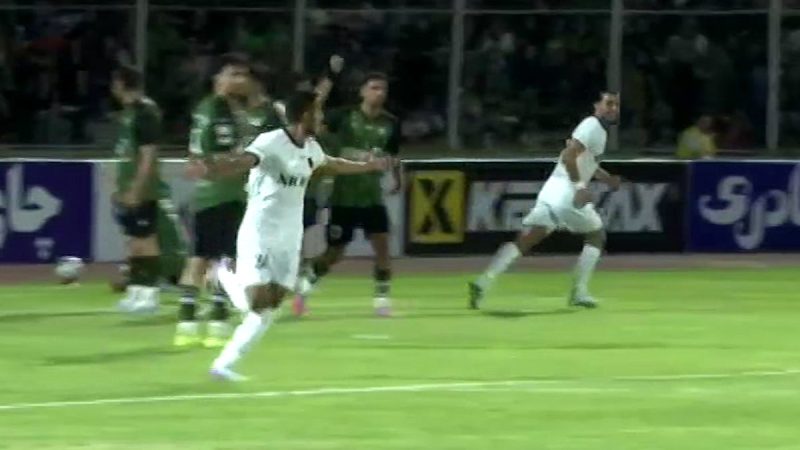 گل دوم مس رفسنجان به خیبر با گل به خودی پورحمیدی