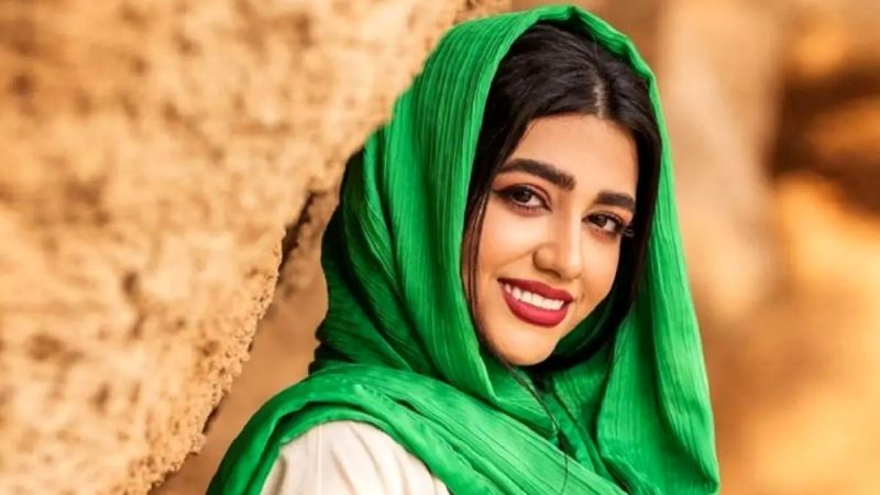 سرنا امینی با گریم اصغر؛ شاهکار گریم مردانه خانم بلاگر