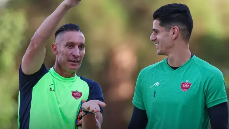 تمرین شادی گل لیورپول در پرسپولیس!