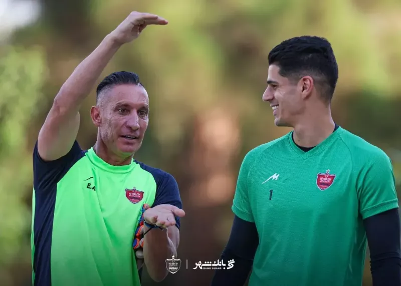 تمرین شادی گل لیورپول در پرسپولیس!