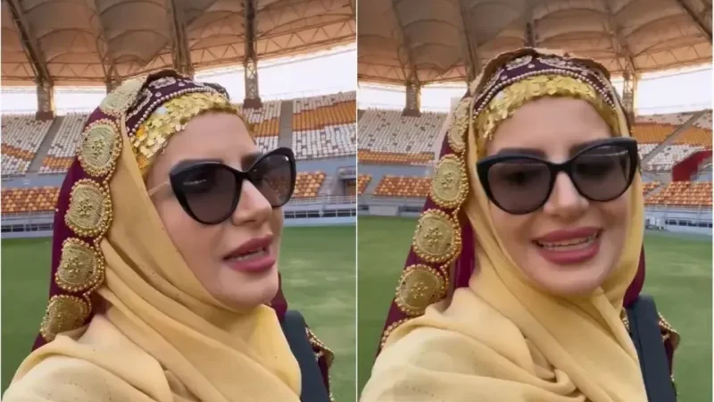 راز تصویر خاله شادونه در ورزشگاه فولاد مشخص شد