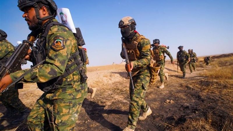 حشد شعبی حلقه محاصره تروریست‌ها را تکمیل کرد