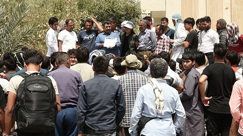 واقعیت تجمع اتباع افغانی مقابل اداره مهاجرت