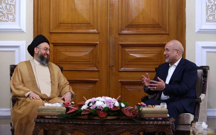 دیدار سید عمار حکیم با قالیباف