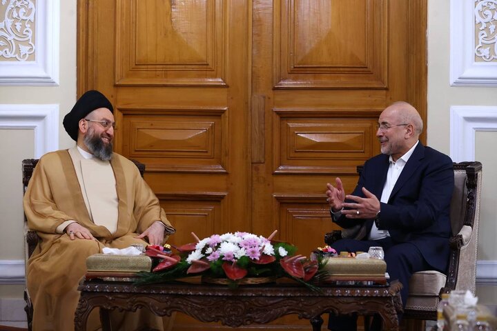 دیدار سید عمار حکیم با قالیباف