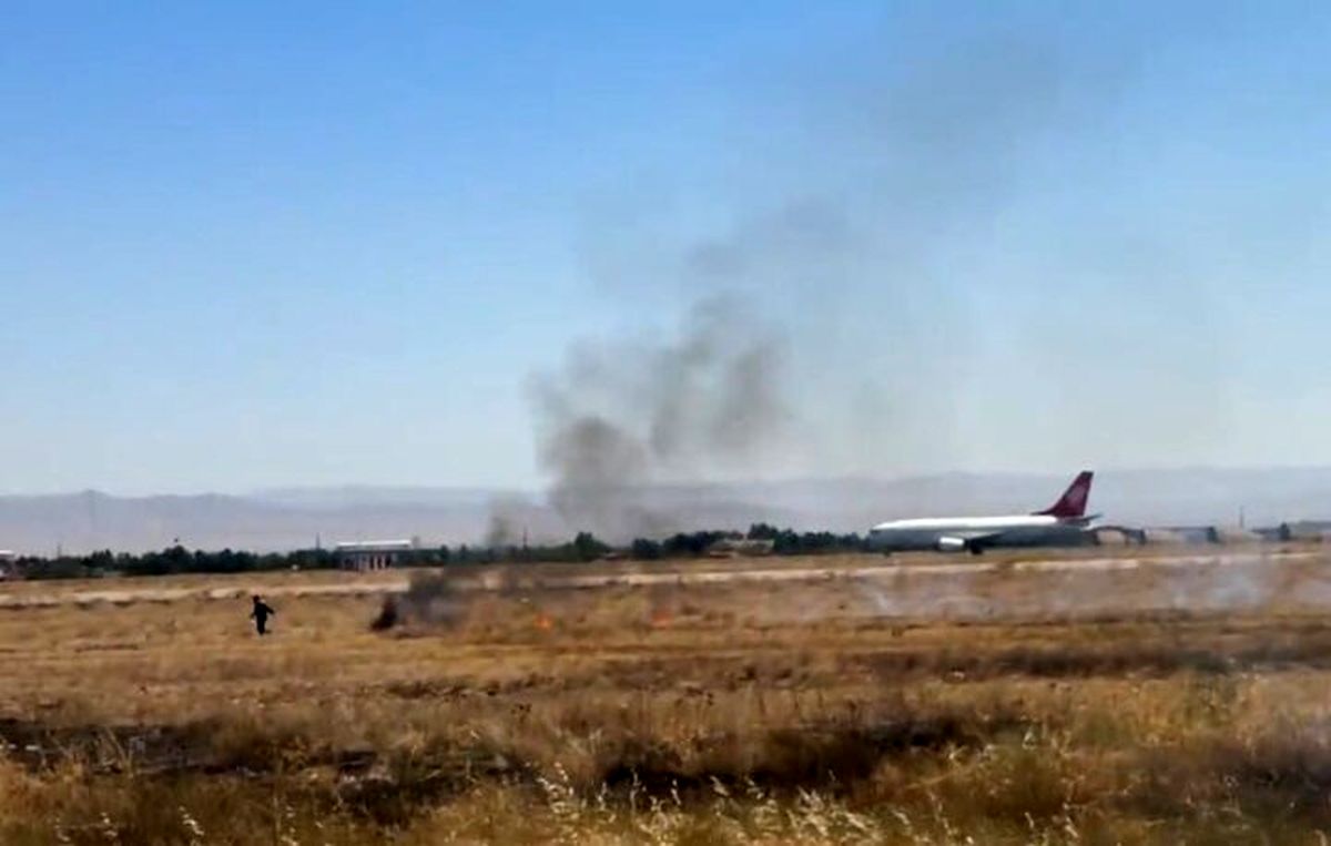 آتش‌سوزی کنترل‌شده در فرودگاه مشهد