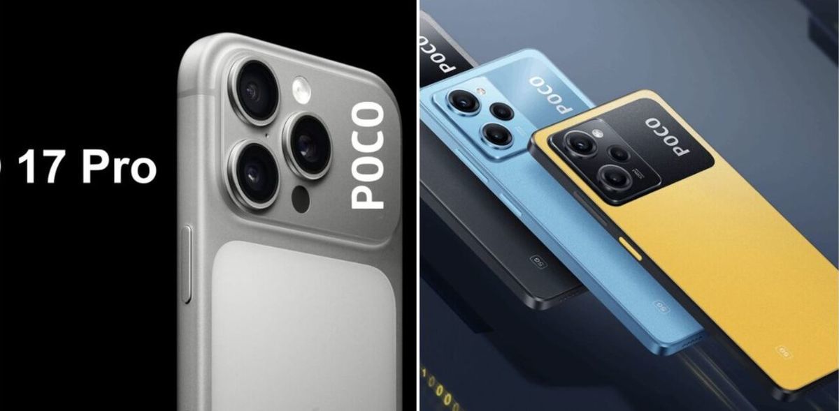 طراحی آیفون ۱۷؛ کپی برابر اصل پوکو شیائومی