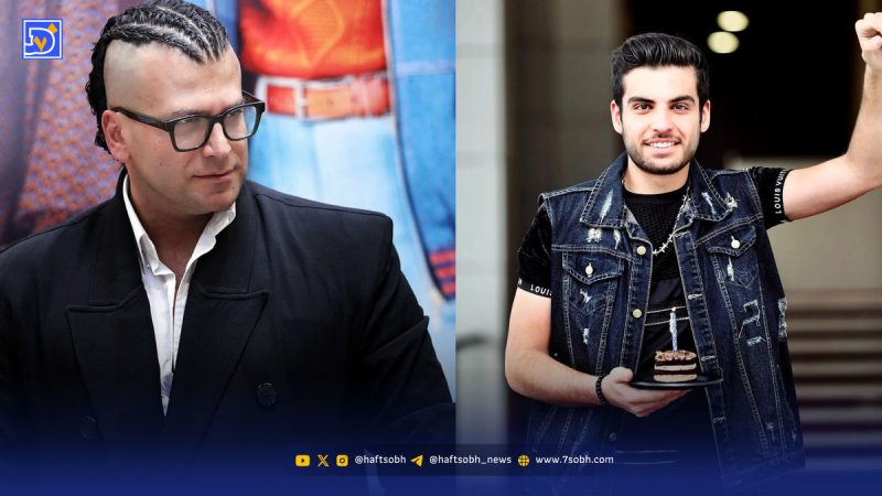 «جواد جوادی جوان» در کنار «جواد جوادی نوجوان» در پشت‌صحنه «بچه مهندس»