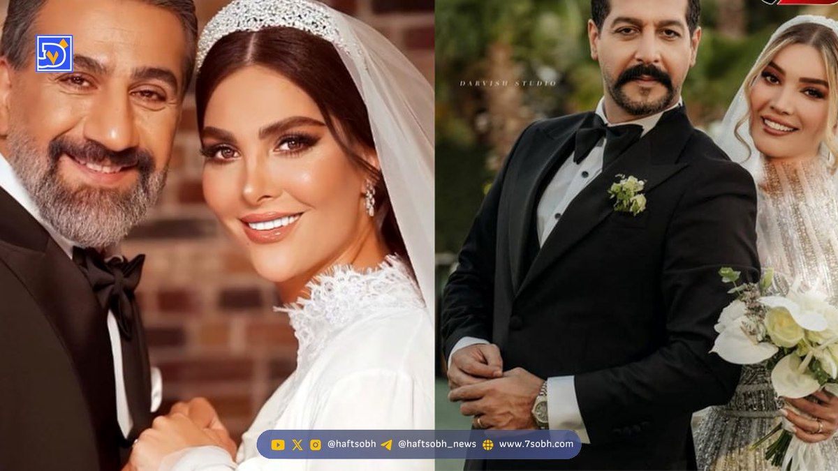 فیلم عروسی با شکوه  محمد نادری و الناز، کامران تفتی و متین ستوده+مقایسه