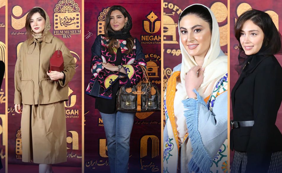 قاب امروز| ‌علی اوجی و مالدینی؛ سلبریتی‌ها در جشن عکاسان سینمای ایران