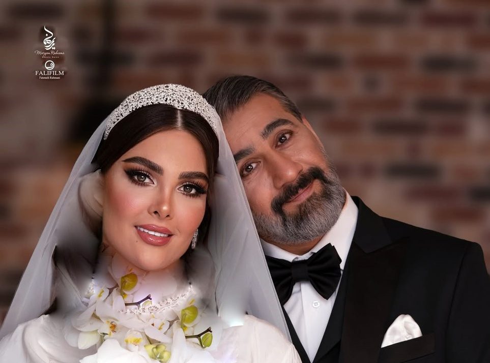 رمانتیک بازی‌های عاشقانه محمد نادری، شاه داماد 47 ساله و همسرش الناز خانوم چهره عروسکی/ خوشبخت باشید و مانا😍