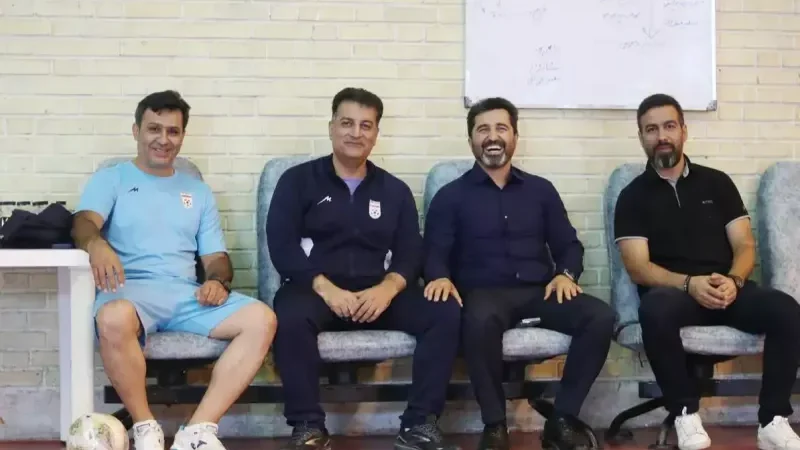 خودنمایی سالنی‌بازان جوان پیش از دیدار با روسیه