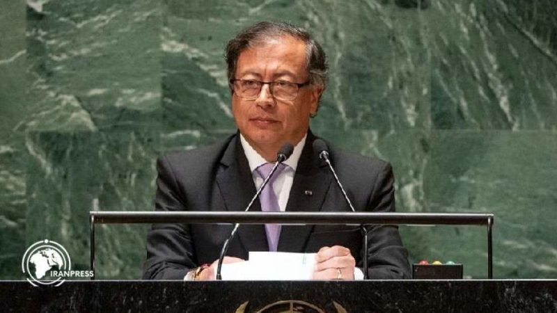 رییس جمهور کلمبیا در آمریکا جنجال به پا کرد