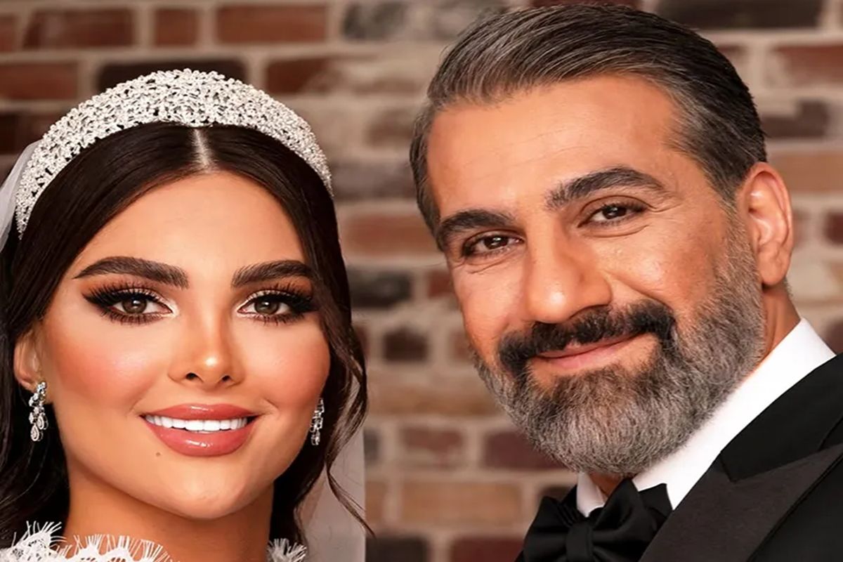 پیام تبریک متین ستوده برای محمد نادری و همسرش الناز + عکس