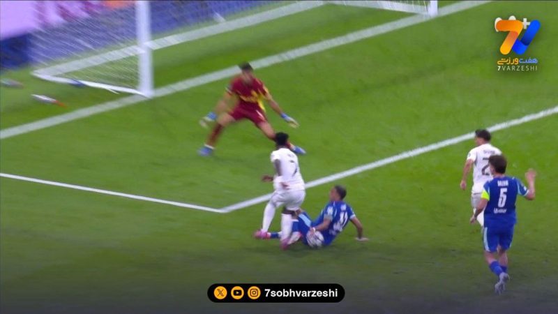 جنجالی داوری در بازی رئال مادرید و مارسی؛ پنالتی مشکوک کار را برای رئال درآورد!