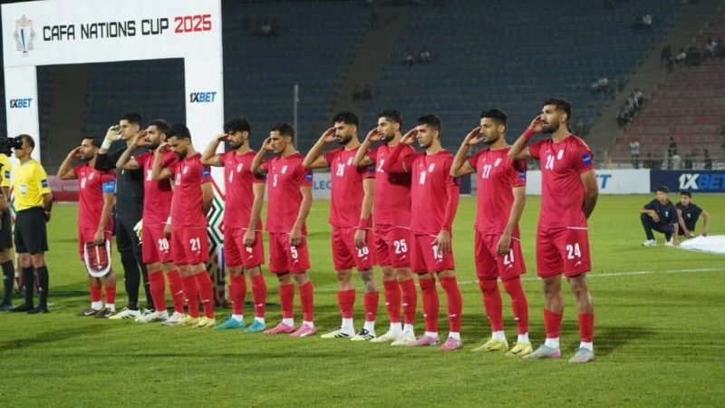 تیم ملی برای فینال کافا راهی تاشکند شد