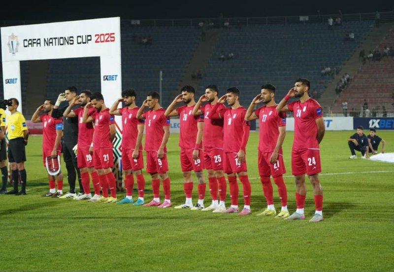 تیم ملی برای فینال کافا راهی تاشکند شد