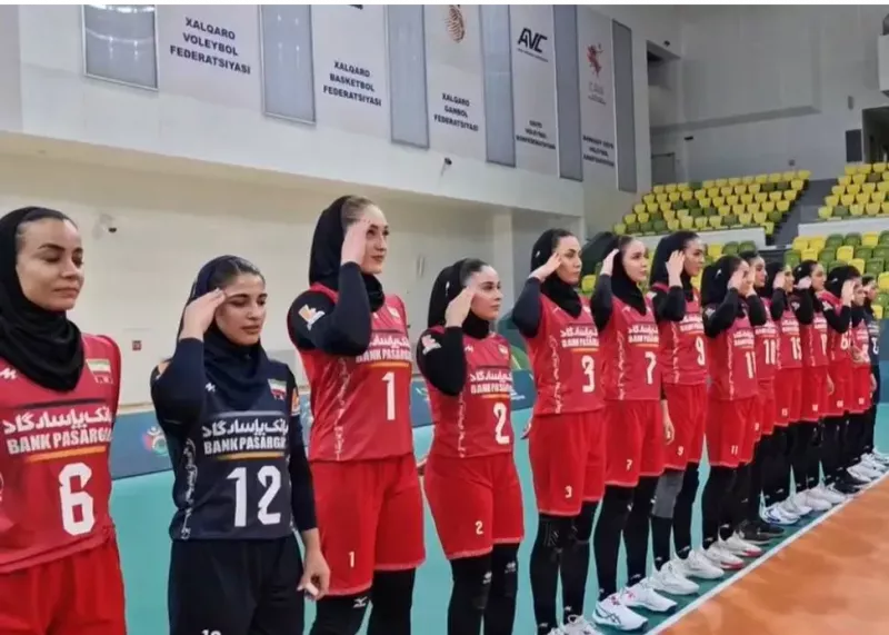 سانسور سلام نظامی تیم زنان ایران در اینستاگرام