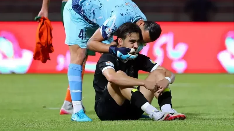 بُهت پیکانی‌ها روی چمن سرد رفسنجان(عکس)